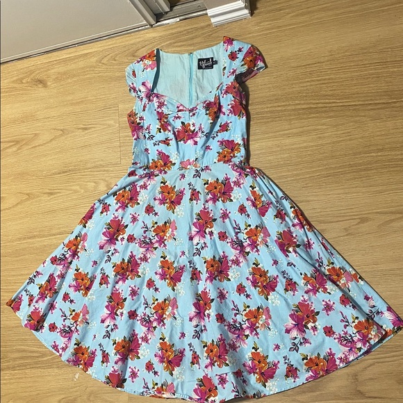 Hell Bunny Dresses & Skirts - Hell bunny pinup dress rockabilly floral